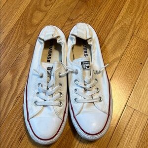 Converse Slip On Low Top White Sneakers 9.5